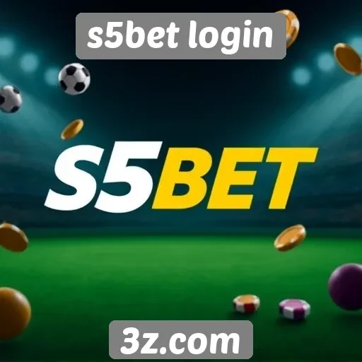 Acessando o portal de jogos s5bet login