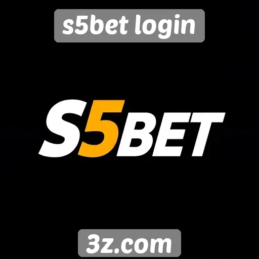 Interface do s5bet login é amigável e intuitiva